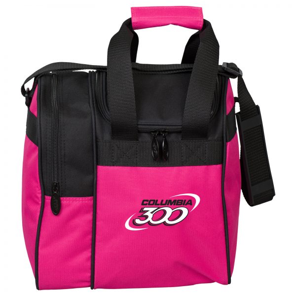 Columbia 300 Single Tote Pink Black Bowling Bag