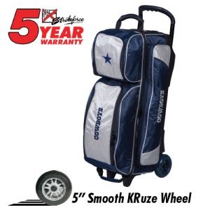 NFL Triple Ball Roller Bowling Bag- Dallas Cowboys